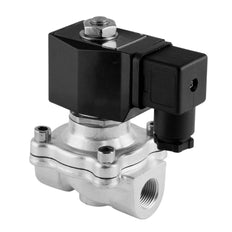 Solenoid Valve DF-SA 3/8'' Stainless Steel FKM 0-6bar 12V DC