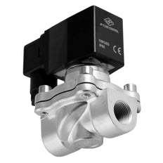 Solenoid Valve DF-SA 3/8'' Stainless Steel FKM 0-10bar 120V AC