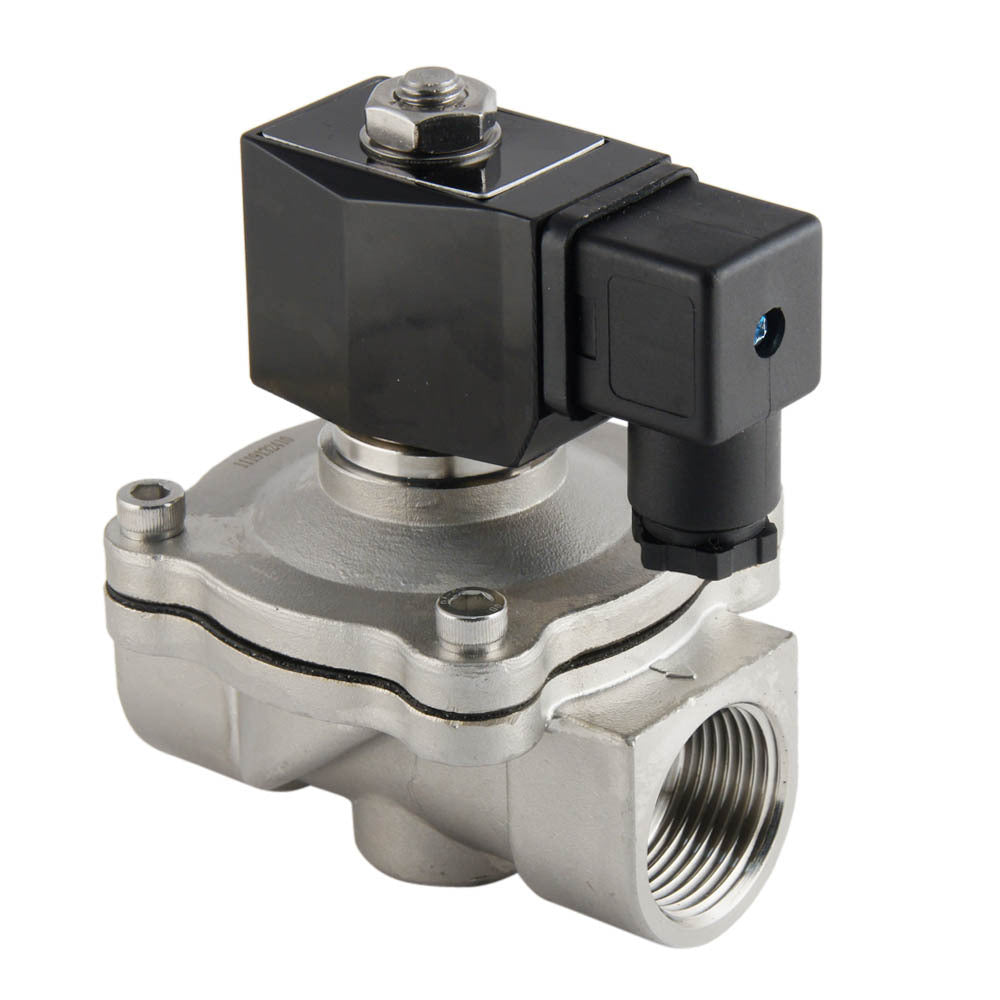 Solenoid Valve DF-SA 1'' stainless steel FKM 0-10bar 120V AC