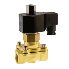 Solenoid Valve DF-SB 1/2'' NO brass FKM 0-5bar 24V AC