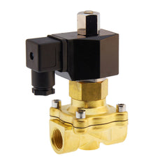 Solenoid Valve DF-SB 3/8'' NO brass EPDM 0-5bar 230V AC