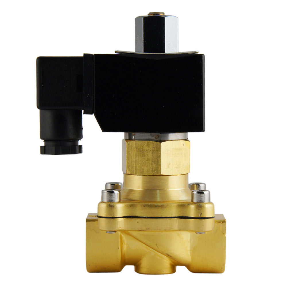 Solenoid Valve DF-SB 3/8'' NO brass EPDM 0-5bar 230V AC