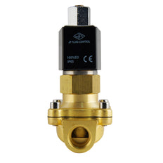 Solenoid Valve DF-SB 3/8'' NO brass FKM 0-5bar 120V AC