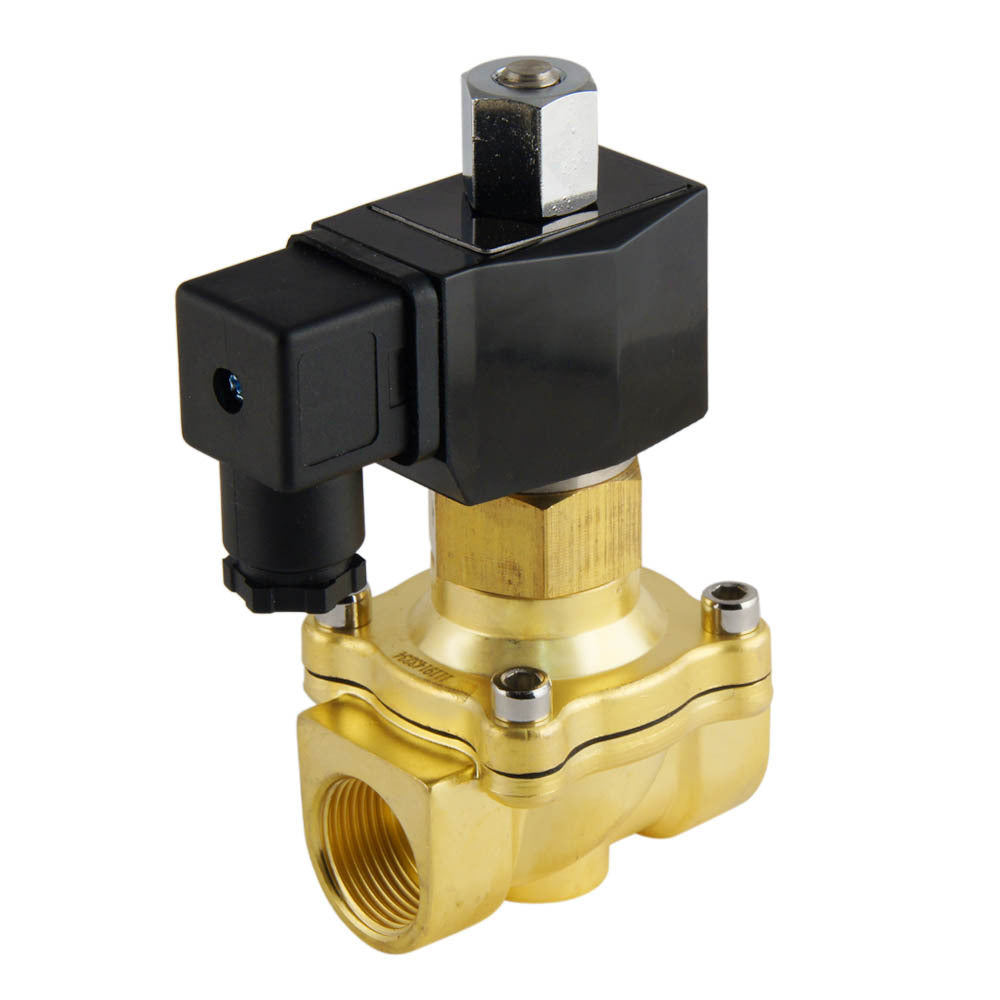 Solenoid Valve DF-SB 3/4'' NO brass FKM 0-5bar 380V AC