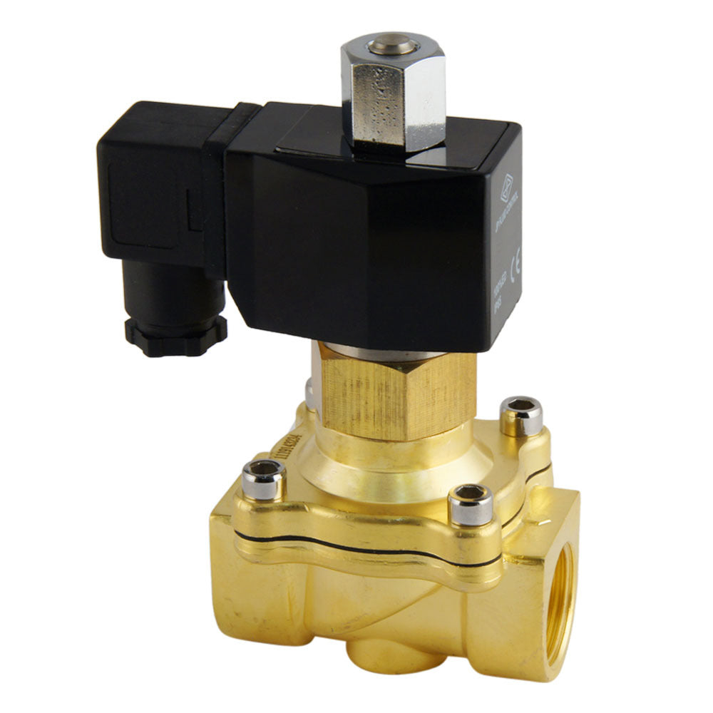 Solenoid Valve DF-SB 3/4'' NO brass EPDM 0-5bar 380V AC