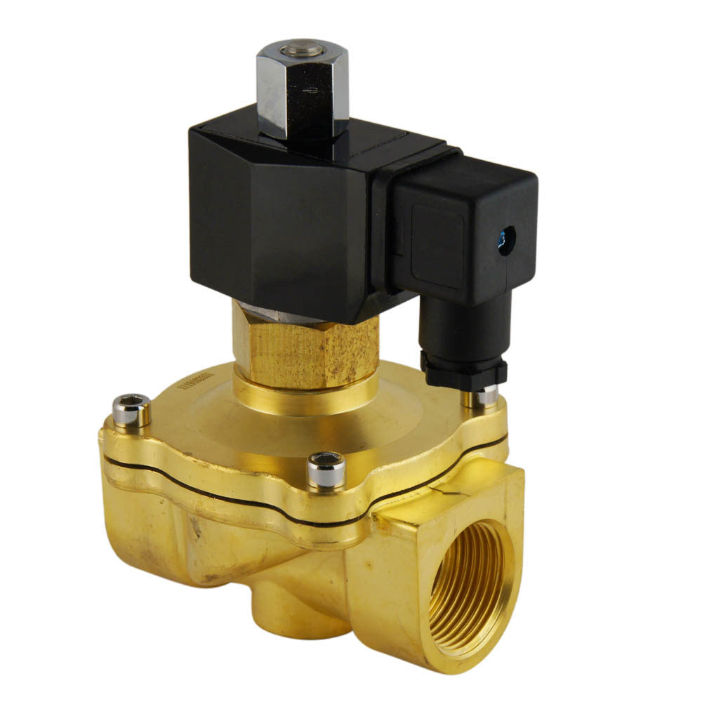 Solenoid Valve DF-SB 1'' NO brass FKM 0-5bar 230V AC