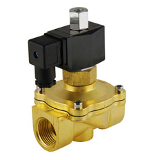 Solenoid Valve DF-SB 1'' NO brass FKM 0-5bar 120V AC