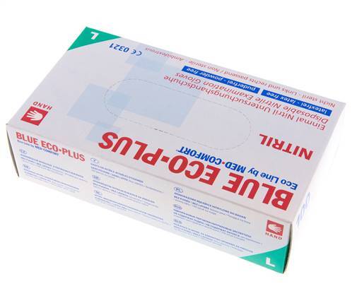 Disposable Gloves Powder-Free Nitrile Size L (100 Pieces) Covid