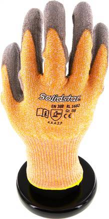 Protective Gloves Fine Knit Special Fabric PU Coating Size 10 [12 Pieces]