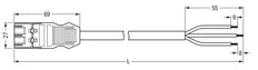 Wago B2ca Pre-Assembled Connecting Cable With Open End - 771-9293/216-202
