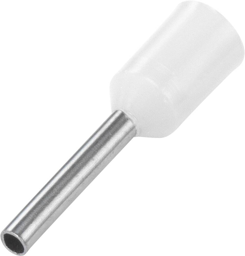 Conex Single Wire Ferrule White 0.5mm² - CE500101 [200 Pieces]