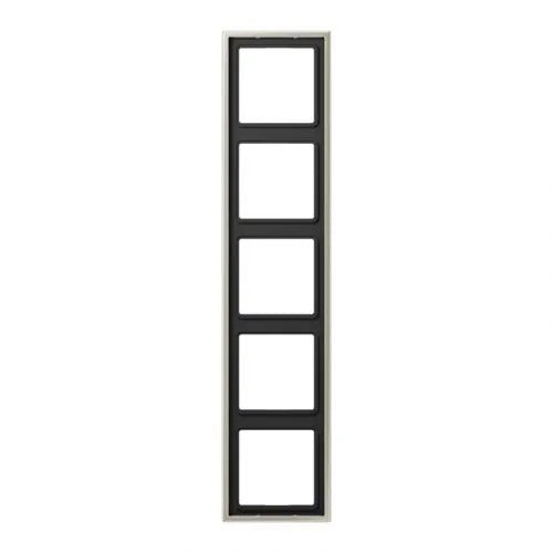Jung Aluminum/Steel/Chrome Cover Frame Switchgear - ES2985