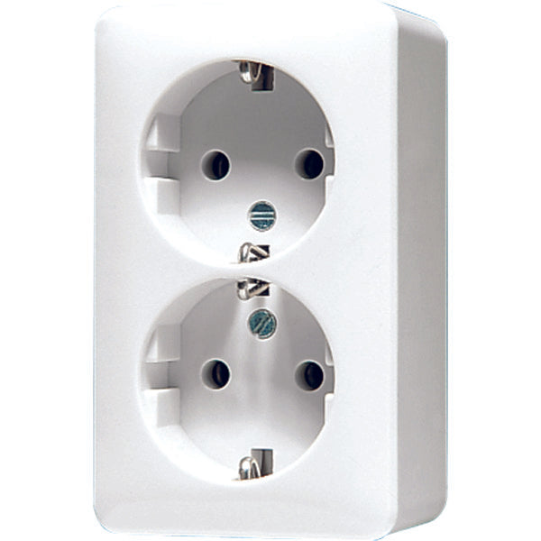 Jung AP600 Wall Outlet Box (WCD Switchgear) - 6020AWW