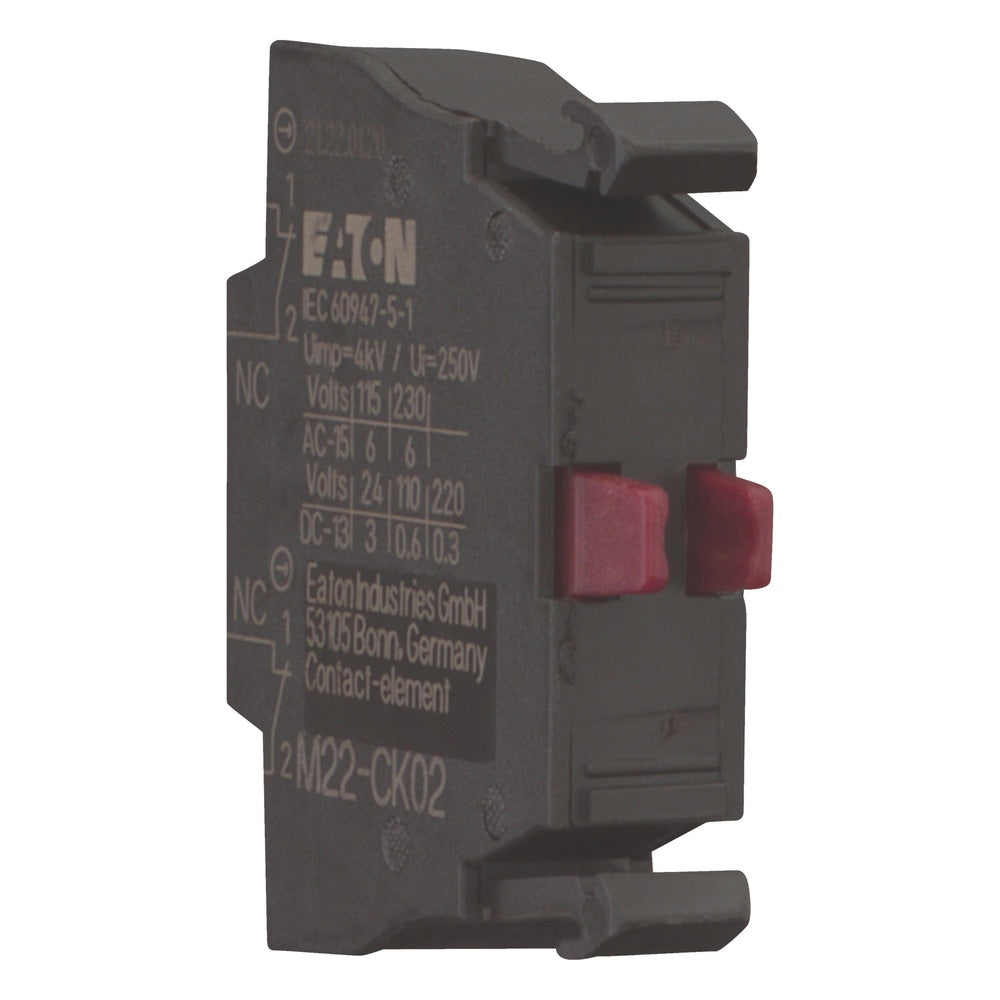EATON INDUSTRIES Auxiliary Contact Block - 107899