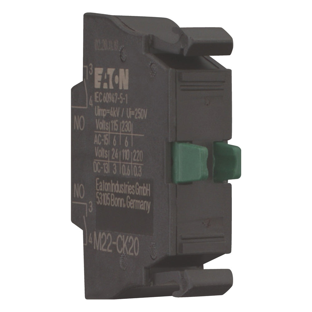 EATON INDUSTRIES RMQ-Titan Auxiliary Contact Block - 107898