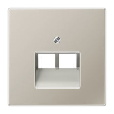 Jung Aluminum/Gold steel/Chrome Inserts Switchgear - ES2969-2UA