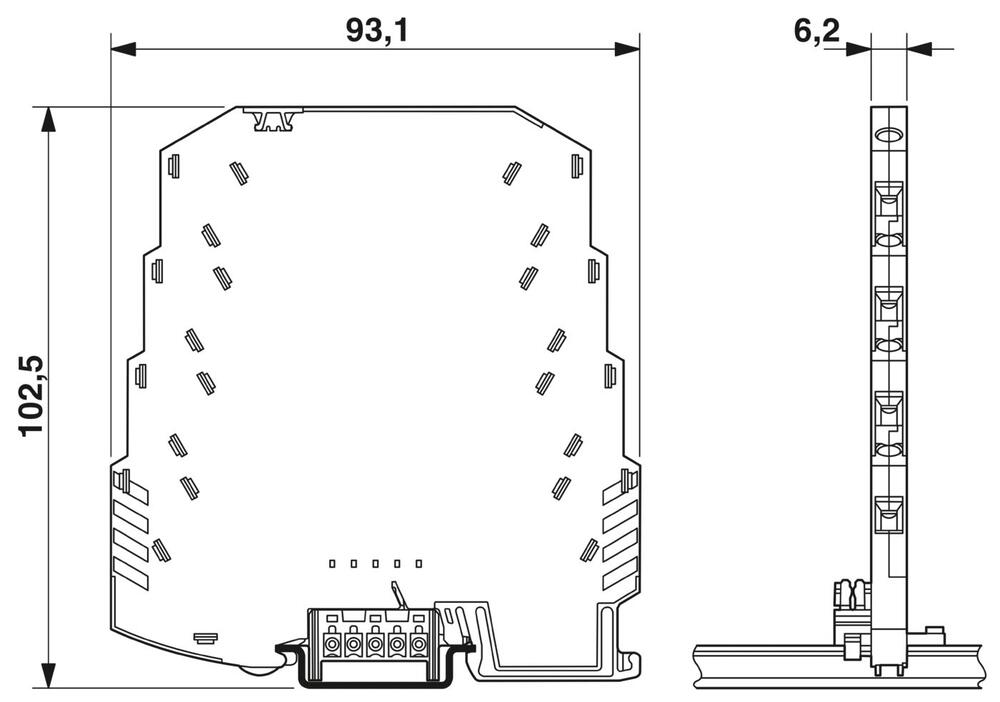 Phoenix Contact Surge Protector For Data/M&R - 2804678