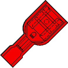 Klemko IS Core Connector round/flat - 156140 [100 Pieces]