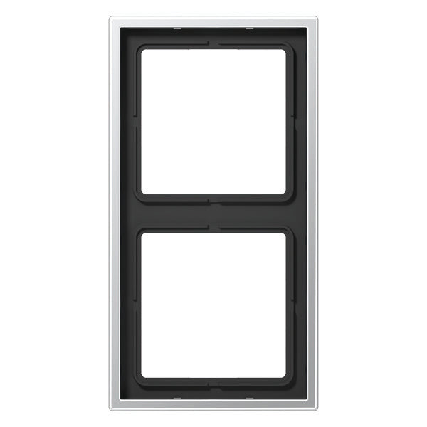 Jung Aluminum/Steel/Chrome Cover Frame Switchgear - AL2982