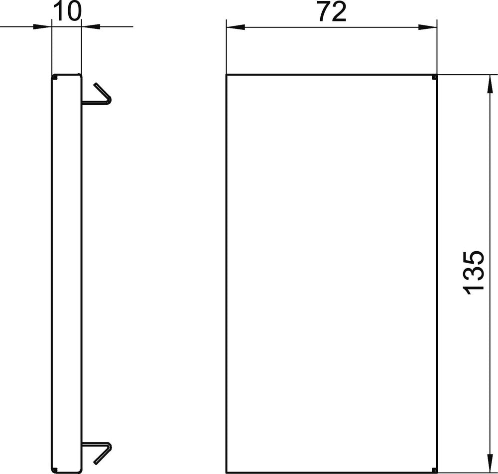 OBO GS End Plate Wall channel/column - 6277270