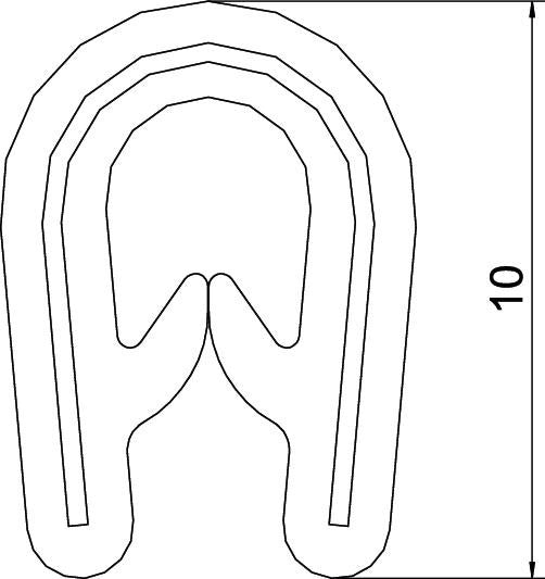 OBO KSB Cable Protection For Installation Duct - 6072909 [10 Meters]