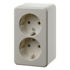 Hager Berker Wall-Mounted Socket Outlet (WCD Switchgear) - 472140