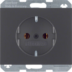 Hager Berker K.1/K.5 Wall Outlet (WCD Switchgear) - 47157006