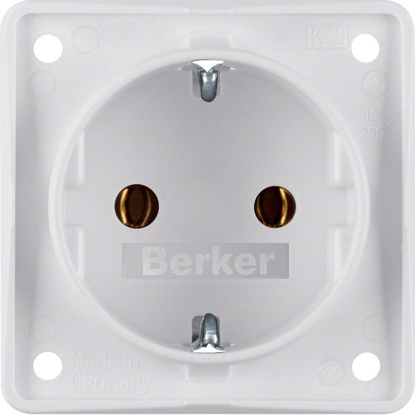 Hager Berker Integro Wall Outlet (WCD Switchgear) - 947782502