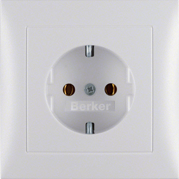Hager Berker S.1/B.3/B.7 Wall Outlet (WCD Switchgear) - 47429909
