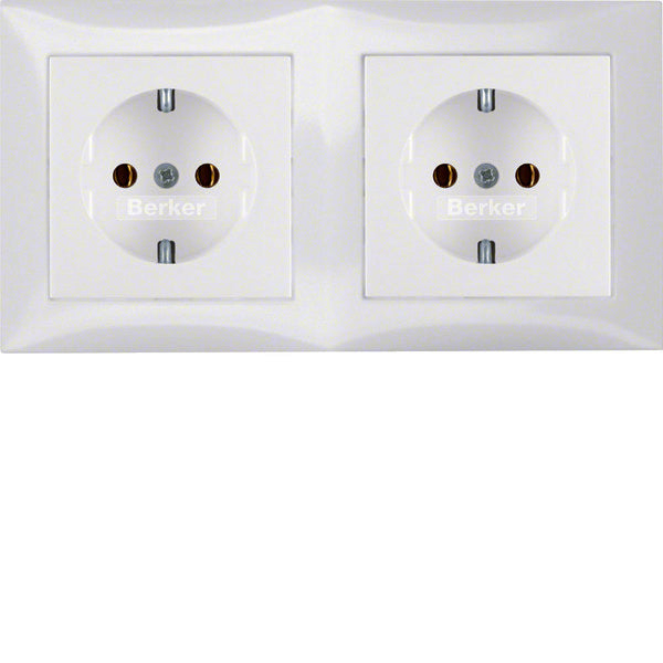 Hager Berker S.1/B.3/B.7 Wall Outlet (WCD Switchgear) - 47208989