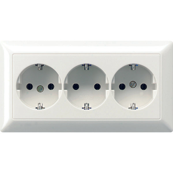 Jung AS500 Wall Outlet Box (WCD Switchgear) - AS523WW