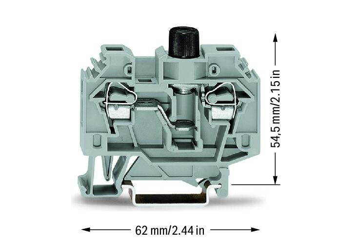 Wago 282 Fuse Clamp - 282-122 [40 Pieces]