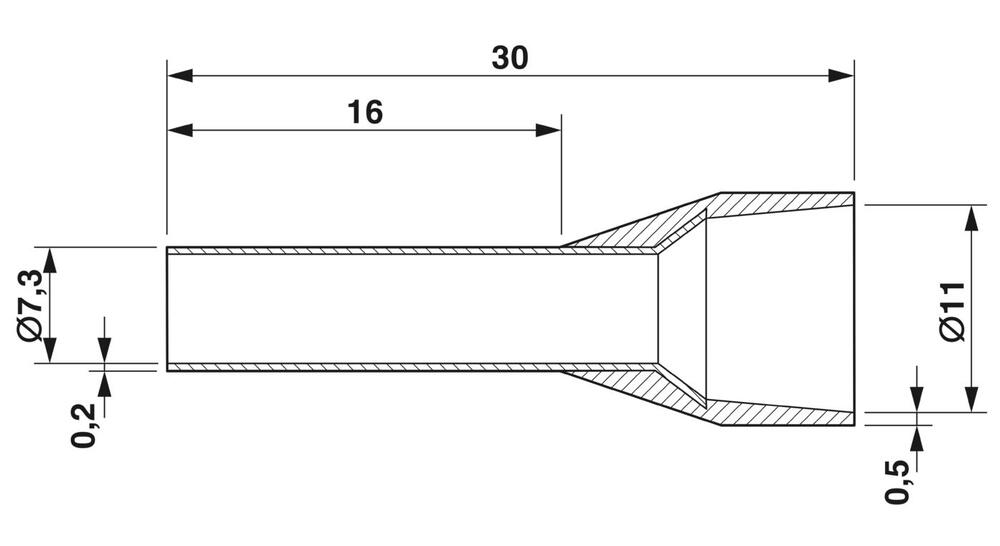 Phoenix Contact AI Wire End Sleeve - 3200577 [50 Pieces]