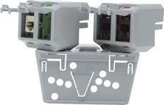 4-Port Data Distribution Mount For Cable Duct System - 1SPA007130F9425