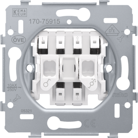 Niko Basic Element Blind Switch - 170-75915 | Tameson.com