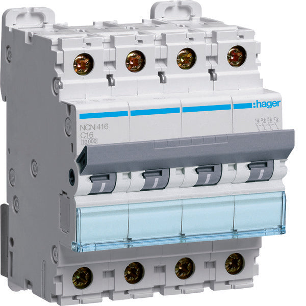 Hager NCN Circuit Breaker - NCN416