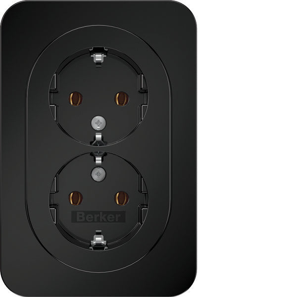 Hager Berker R.1 Wall Outlet (WCD Switchgear) - 47742045