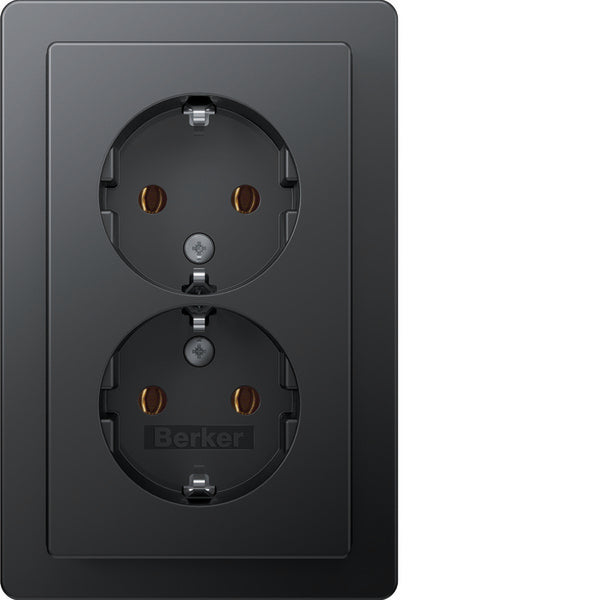 Hager Berker Q.1 Wall Outlet (WCD Switchgear) - 47746086