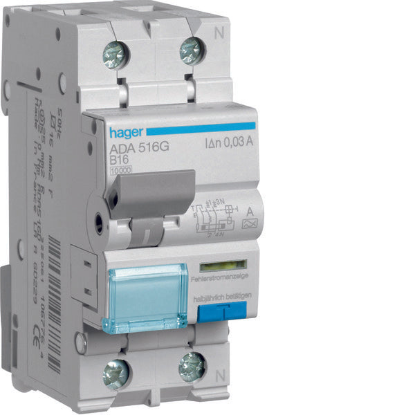 Hager HACO Earth Leakage Circuit Breaker - ADA516G