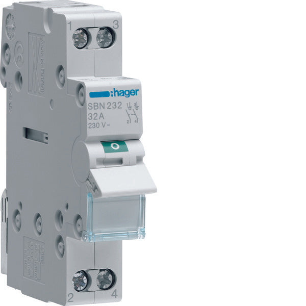 Hager SBN Flush-Mounting Switch Modular - SBN232