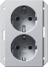 Gira System 55 Wall Socket Outlet (WCD Switchgear) - 273526