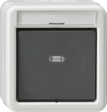 Gira Waterproof Surface-Mounted Installation Switch - 010231