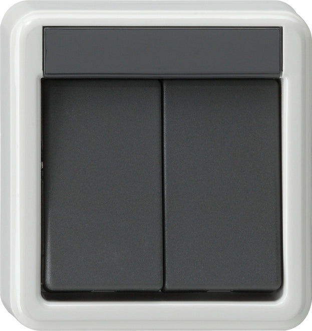 Gira Splashproof Surface-Mounted Installation Switch - 010535