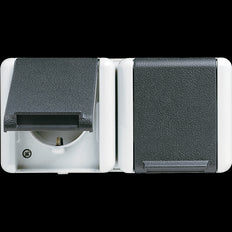 Jung WG800 Wall Outlet Box (WCD Switchgear) - 8220W