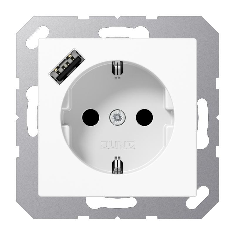 Jung Wall Outlet Box (WCD Switchgear) - A1520-18AWW