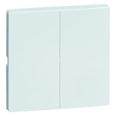 PEHA Dialog Double Rocker Switch Cover Black - 00849711