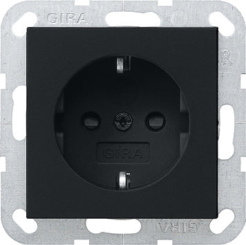 Gira System 55 Wall Socket Outlet (WCD Switchgear) - 0453005