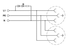 Phoenix Contact Wall Outlet Modular - 0804037