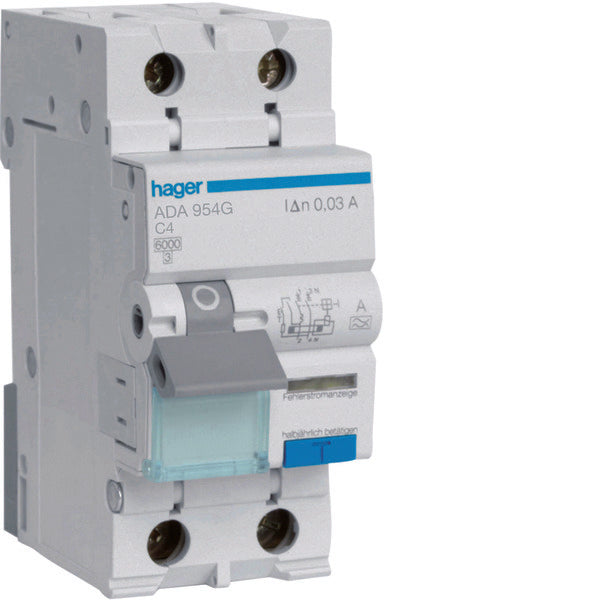 Hager HACO Earth Leakage Circuit Breaker - ADA954G