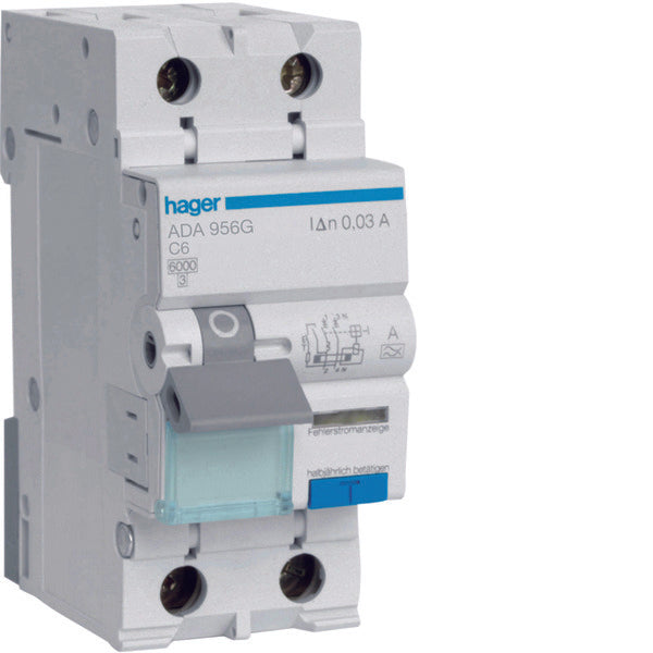 Hager HACO Earth Leakage Circuit Breaker - ADA956G